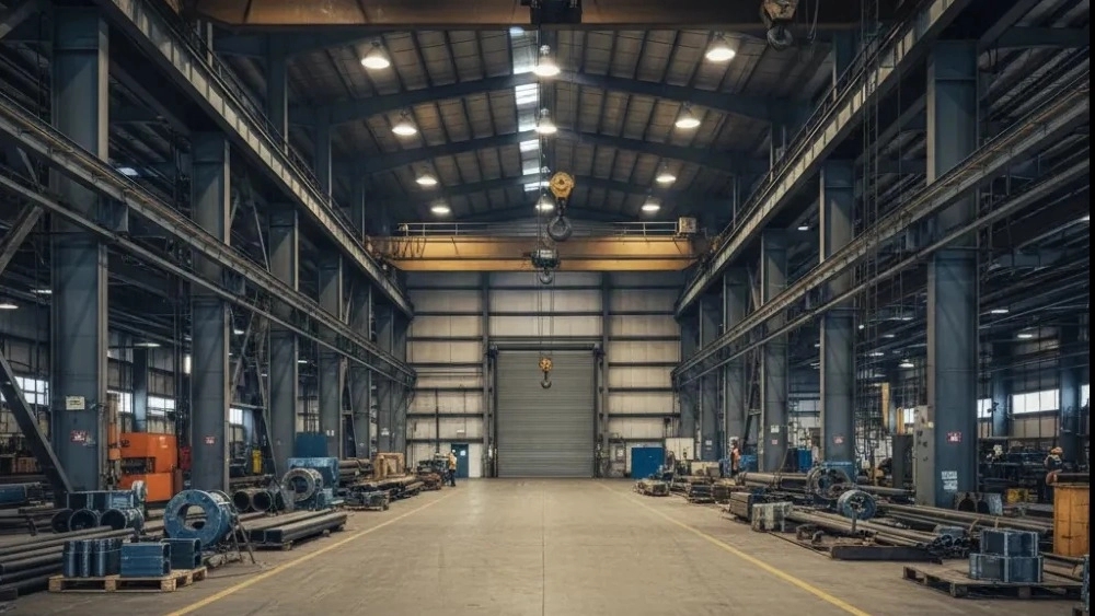 Design and implementation of an industrial shed with the possibility of installing a ceiling crane